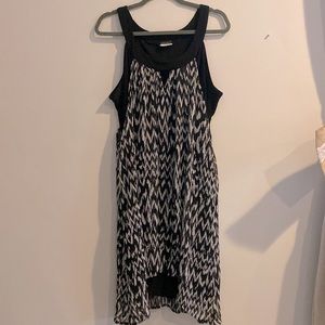 Black and white dress